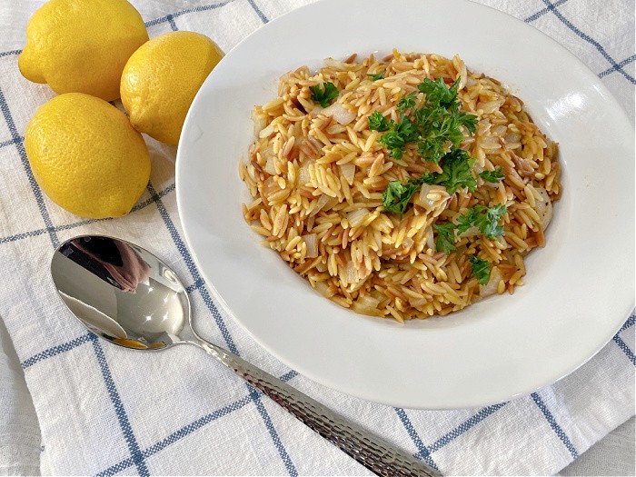 Easy Lemon Orzo