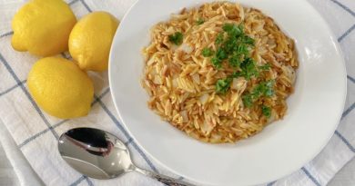Easy Lemon Orzo