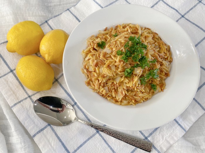 Easy Lemon Orzo