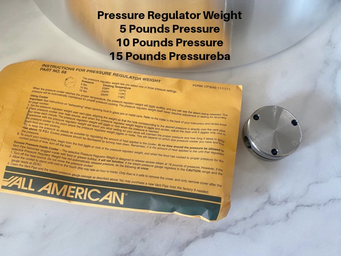 Pressure Regulator Weight