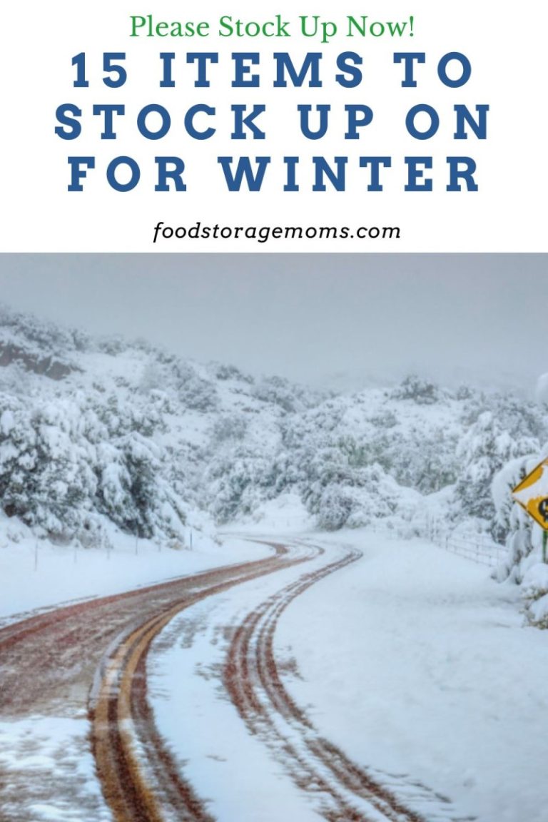 15 Items to Stock Up On For Winter - Food Storage Moms