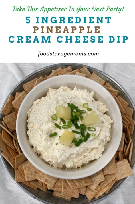 5 Ingredient Pineapple Cream Cheese Dip