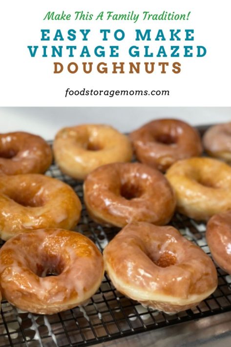 Easy To Make Vintage Glazed Doughnuts