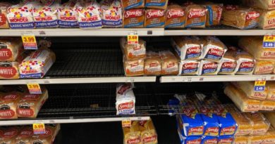 Bread Missing On Shelves