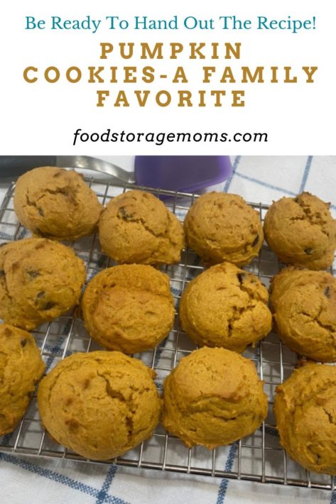 Pumpkin Cookies-A Family Favorite
