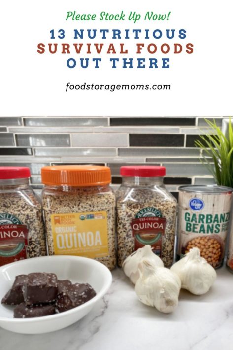 13 Nutritious Survival Foods Out There