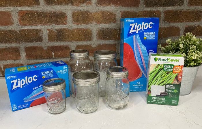 Jar and Bags