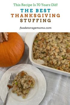 The Best Thanksgiving Stuffing - Food Storage Moms