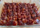 Bacon-Wrapped Water Chestnuts Appetizer