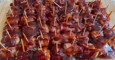 Bacon-Wrapped Water Chestnuts Appetizer