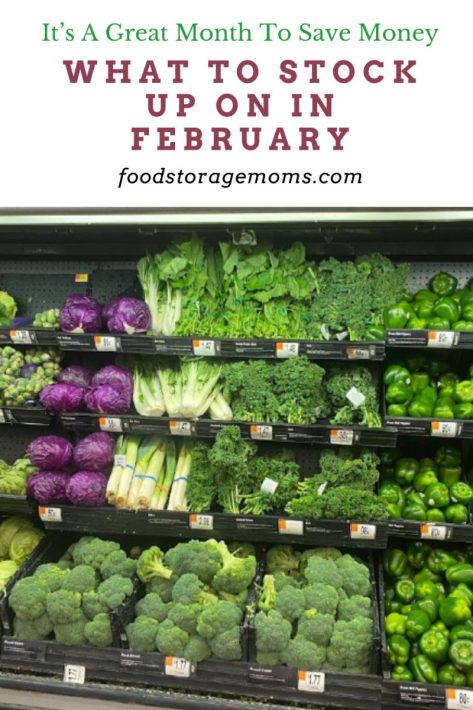 What To Stock Up On In February