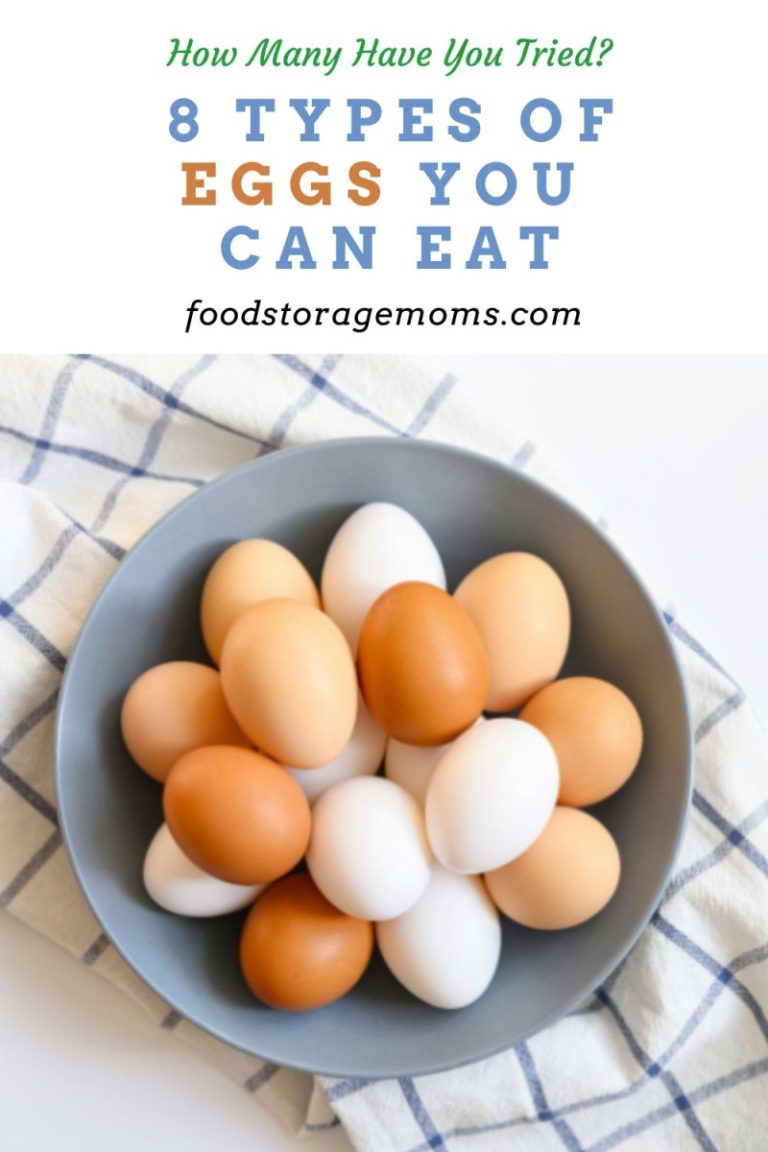8 Types of Eggs You Can Eat Food Storage Moms