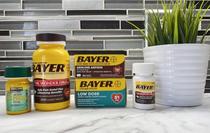 Pictures of Various Containers of Aspirin