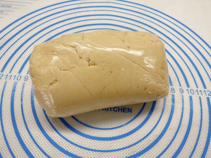 Dough Wrapped In Plastic Wrap