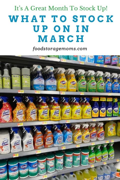 What To Stock Up On In March
