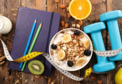 Fitness and Exercise and Healthy Food