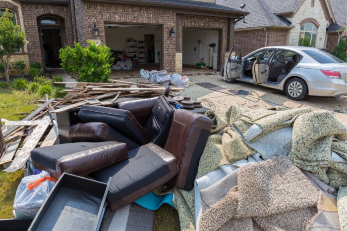 Flooding Home After Disaster