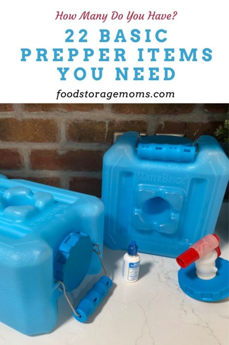 22 Basic Prepper Items You Need - Food Storage Moms