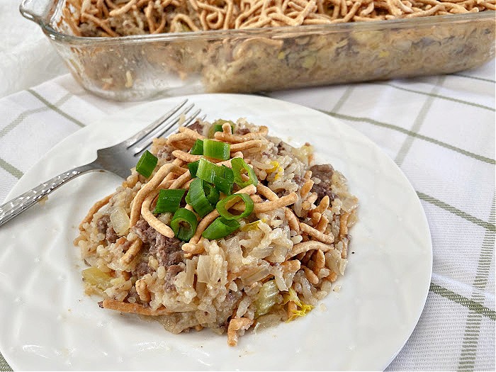 Chow Mein Casserole with Ground Beef