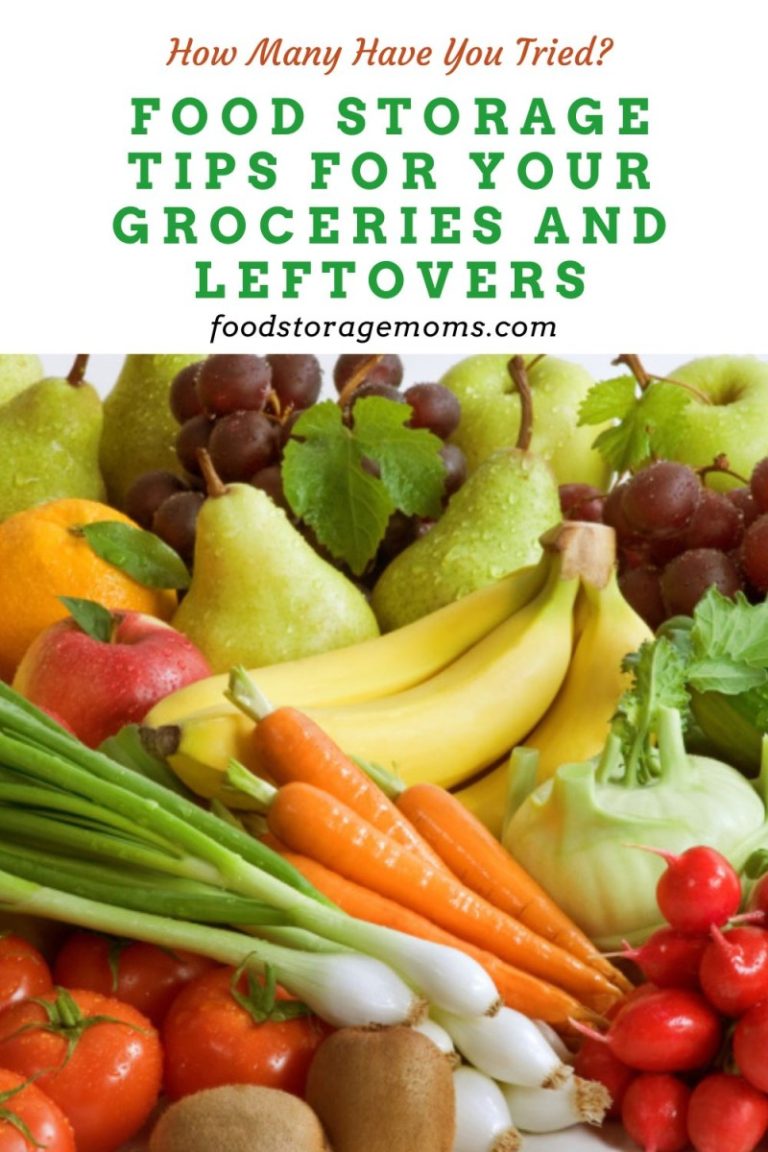 Food Storage Tips for Your Groceries and Leftovers Food Storage Moms
