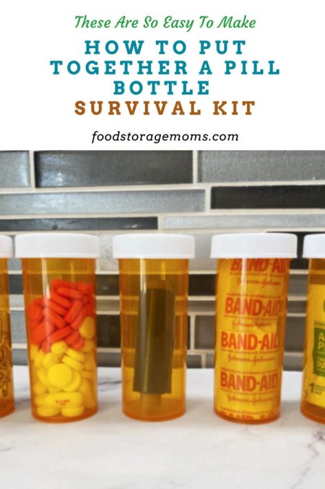 How to Put Together a Pill Bottle Survival Kit