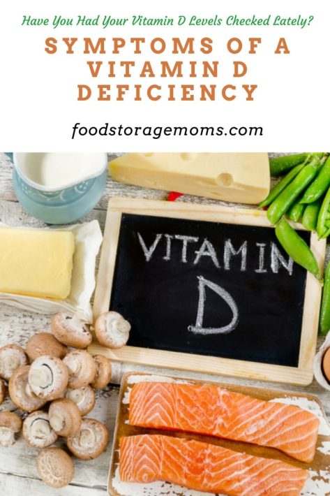 Symptoms of a Vitamin D Deficiency