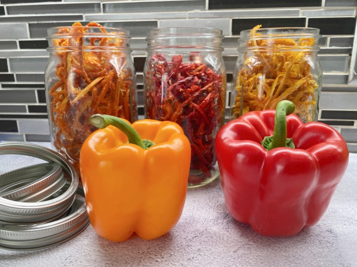 Bell Peppers In Jars