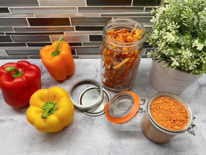 Bell Peppers Made Into Powder