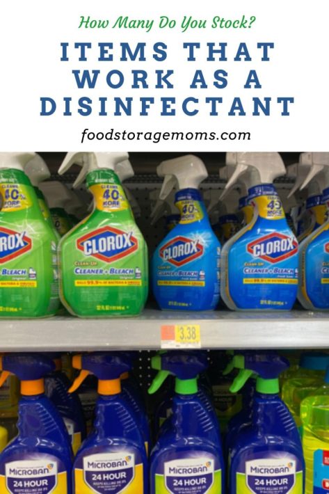 Items That Work as a Disinfectant