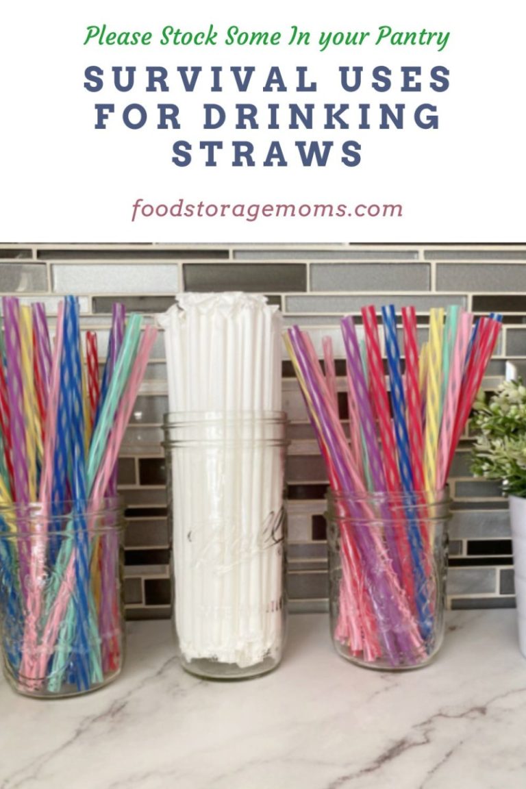 Survival Uses for Drinking Straws Food Storage Moms