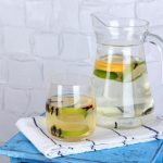 Clove Water with Limes in Pitcher
