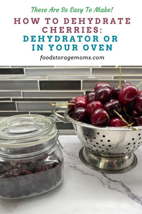 How To Dehydrate Cherries-Dehydrator or Oven