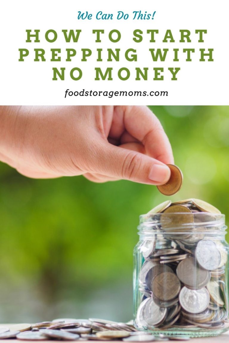 How to Start Prepping with No Money Food Storage Moms