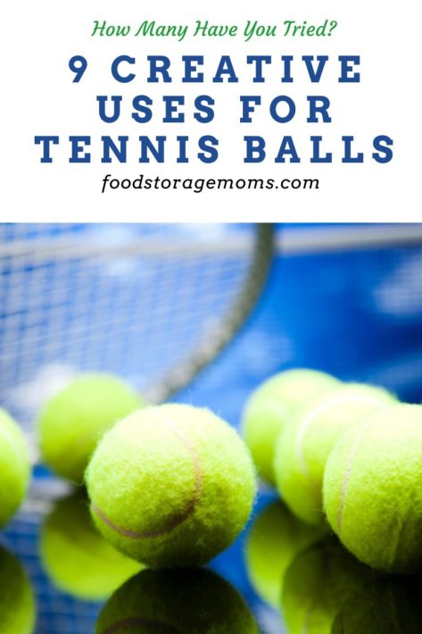Tennis Balls with a Blue Background
