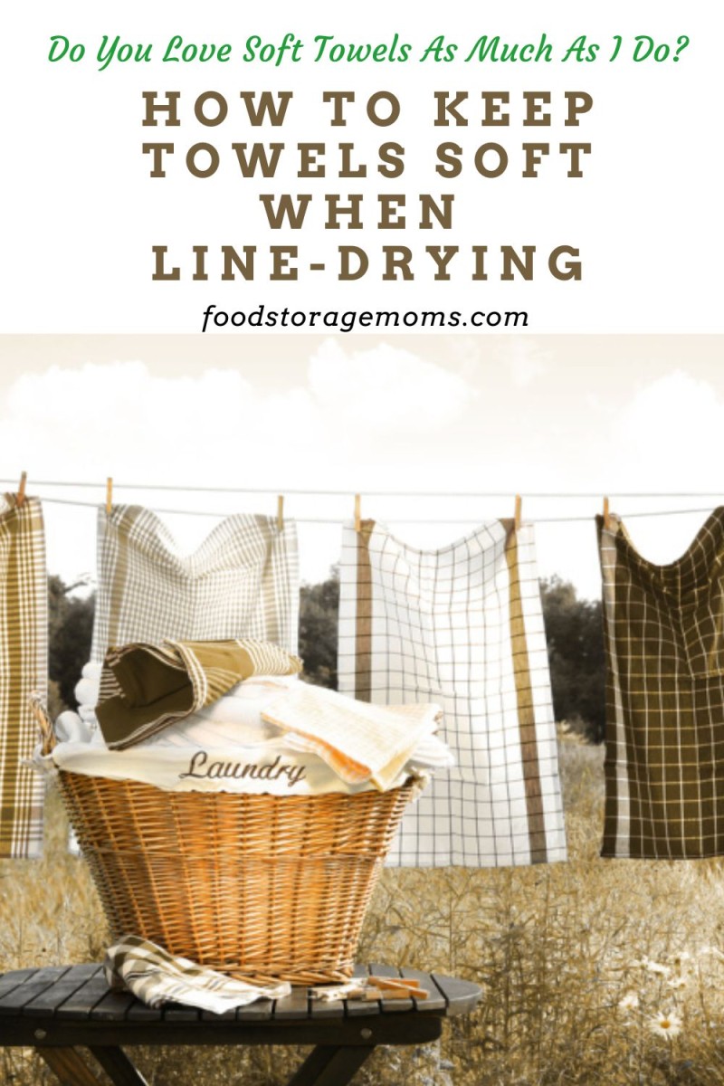 How to Keep Towels Soft When LineDrying Food Storage Moms