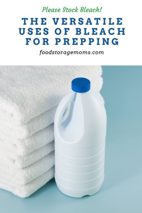 Bleach Bottle with Towels