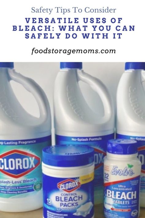 Bottles and Containers Of Bleach