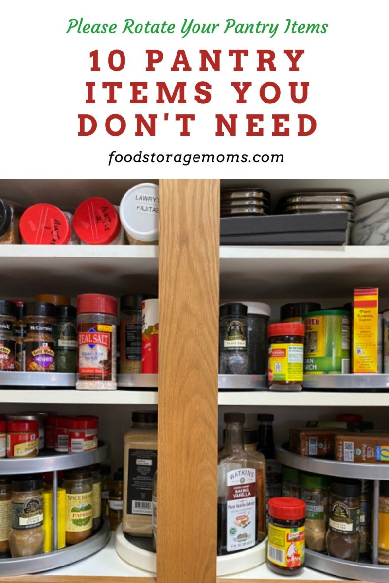 10 Pantry Items You Don't Need Food Storage Moms