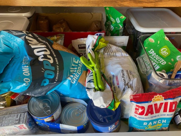 Pantry Stuff With Opened Packages