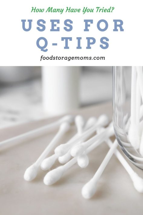 Q-Tips  Laying on Countertop 