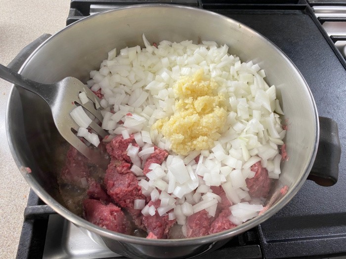 Chili Ground Beef Onions And Garlic