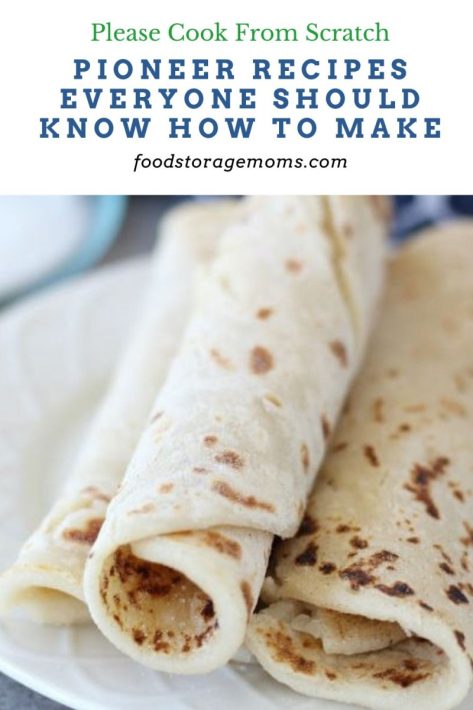 Lefse on a Plate