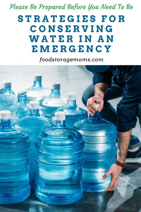 Strategies for Conserving Water in an Emergency