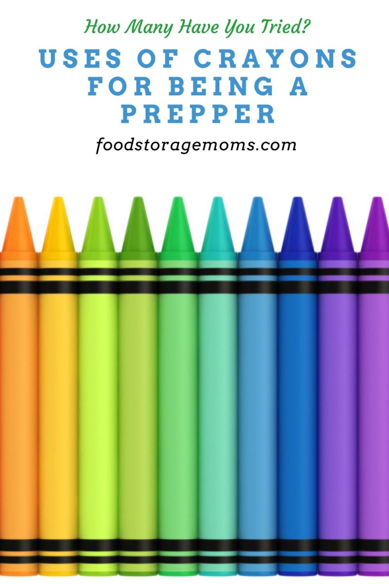 Uses of Crayons for Being a Prepper Food Storage Moms