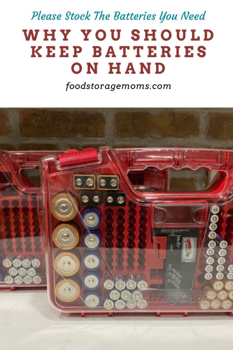 Why You Should Keep Batteries on Hand Food Storage Moms