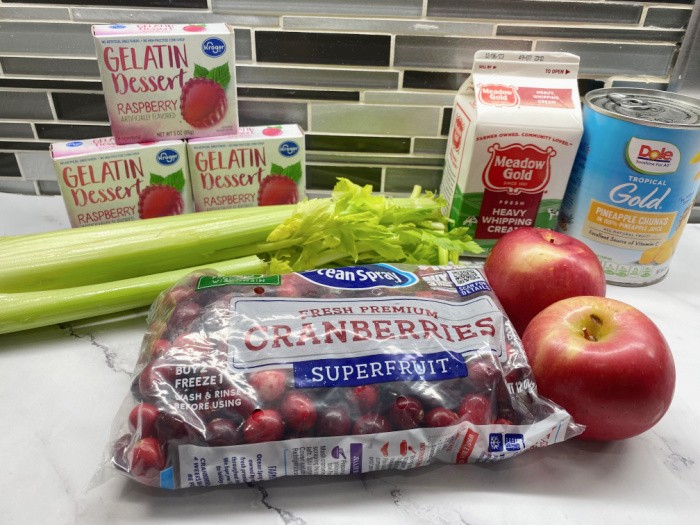 Cranberry Salad Ingredients