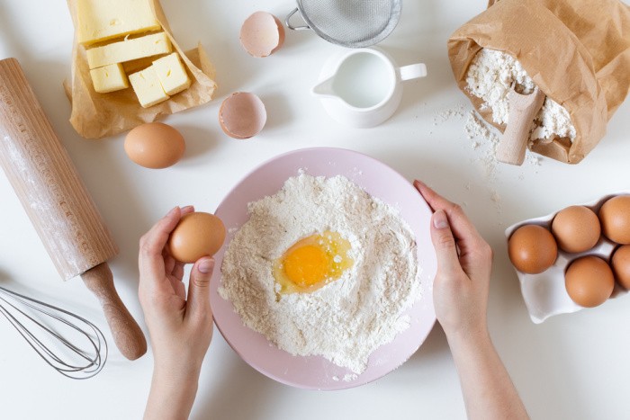 Preparing Dough for Baking