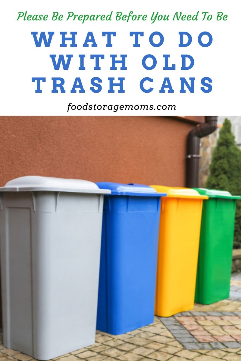 What To Do With Old Trash Cans Food Storage Moms