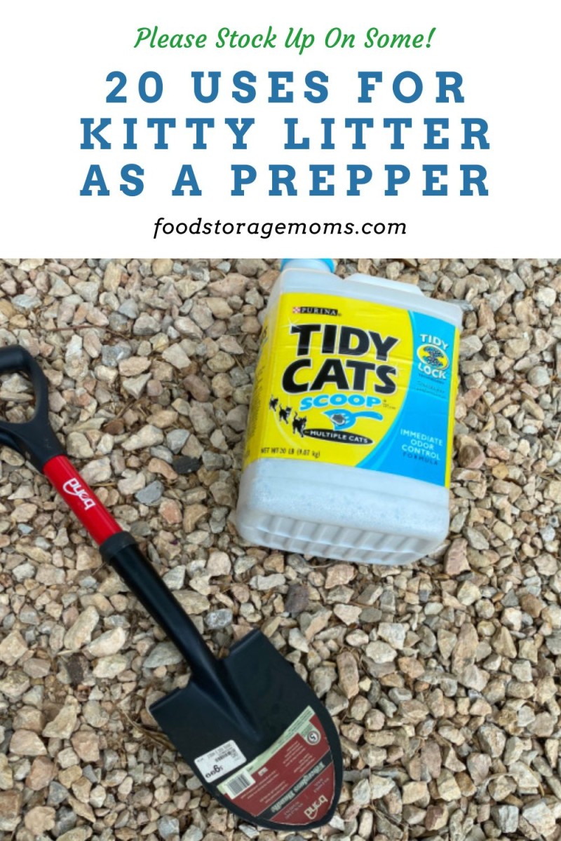 20 Uses for Kitty Litter as a Prepper Food Storage Moms