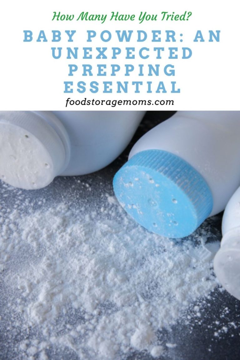 Baby Powder An Unexpected Prepping Essential Food Storage Moms